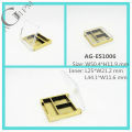 Transparent Lid Rectangular Eye Shadow Case AG-ES1006, AGPM Cosmetic Packaging , Custom colors/Logo